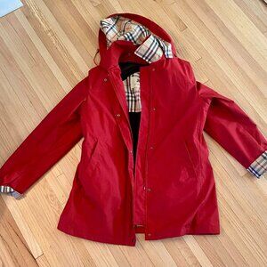 Burberry Trench Coat Red Women's Size 14R